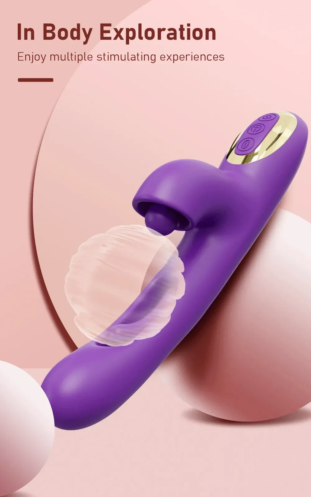 magnetic charging clitoral tapping toy