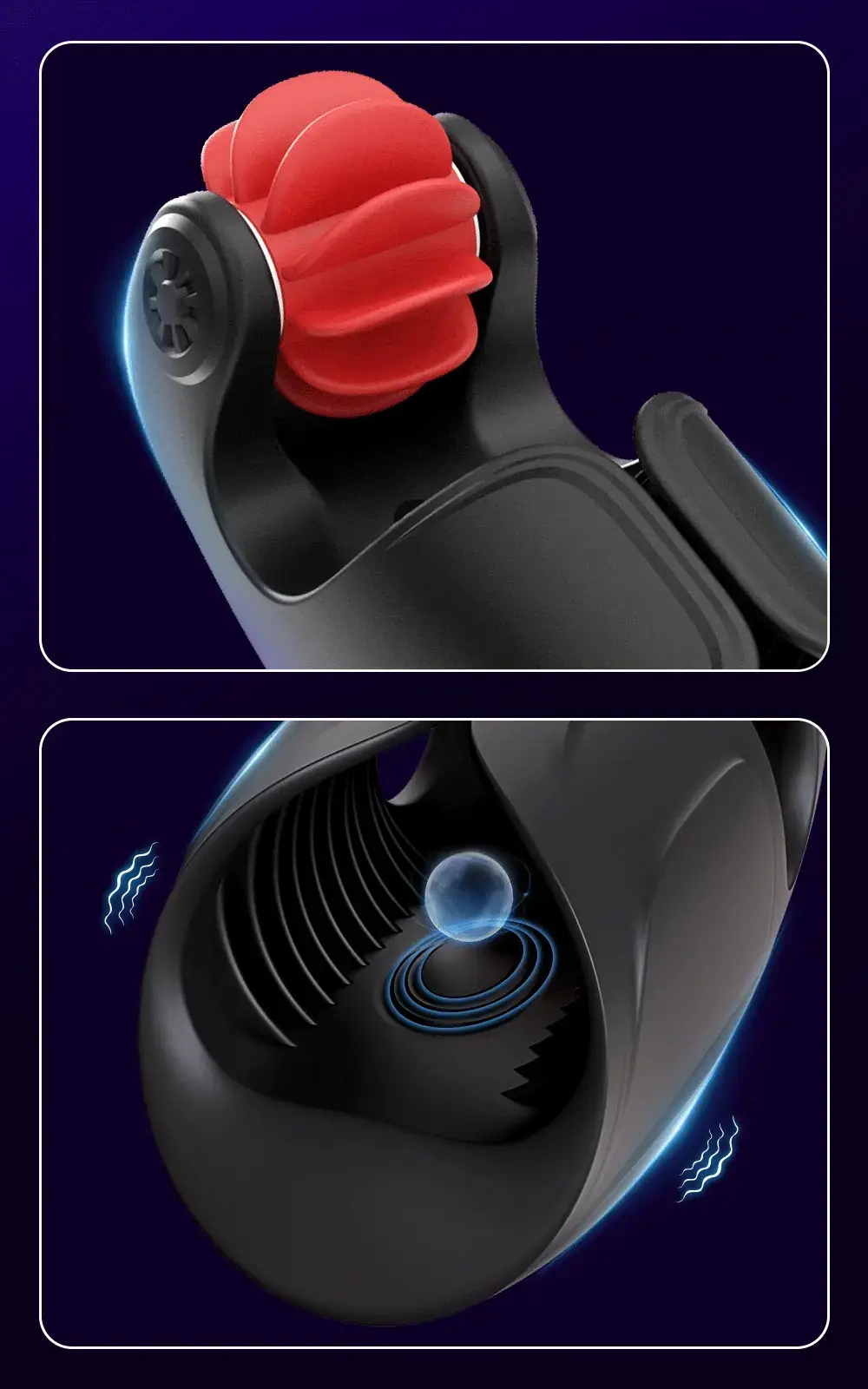 magnetic charging silicone glans exerciser