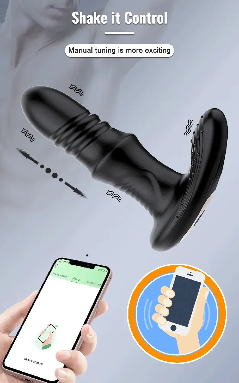 magnetic charging soft silicone prostate massager 1