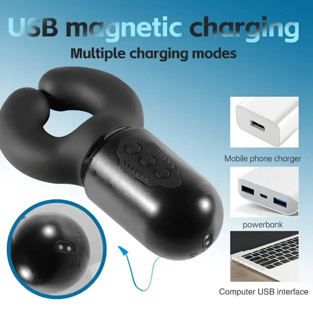 magnetic usb charging vibrator device