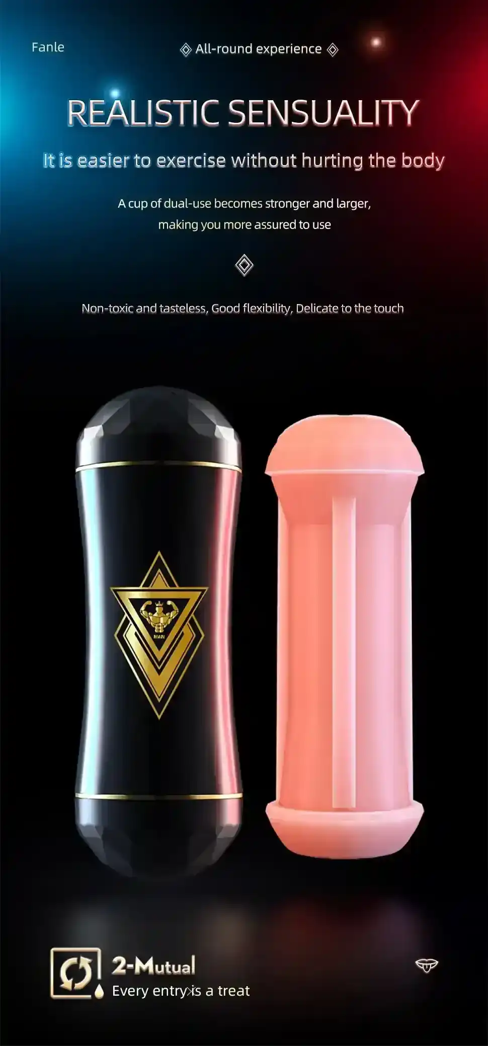 male exercise tpe masturbator cup