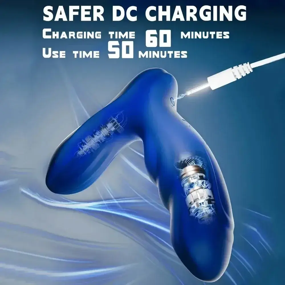 male hands free prostate massager
