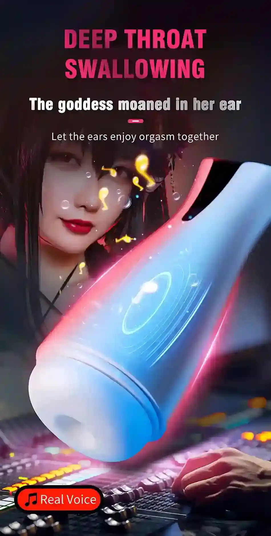 male masturbator with sound effects