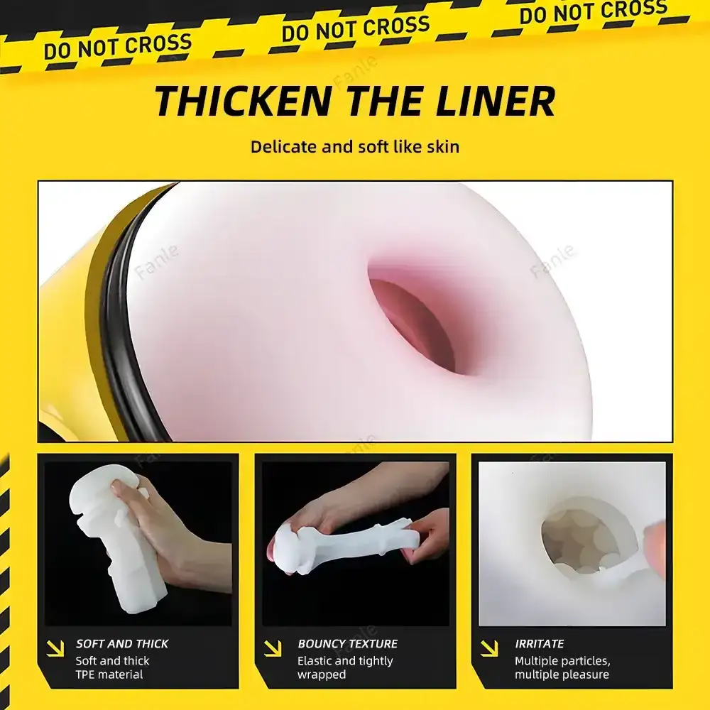 male masturbator with suction vibration