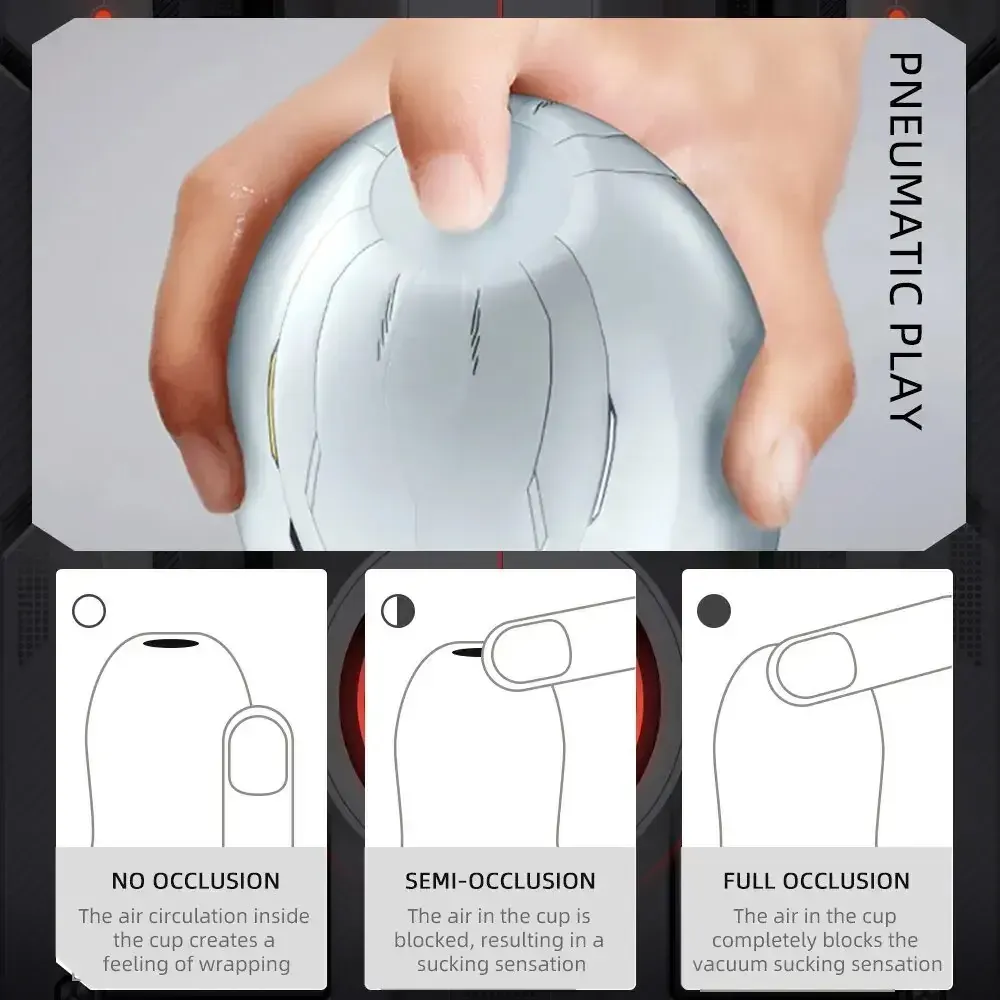 male masturbator with vacuum suction