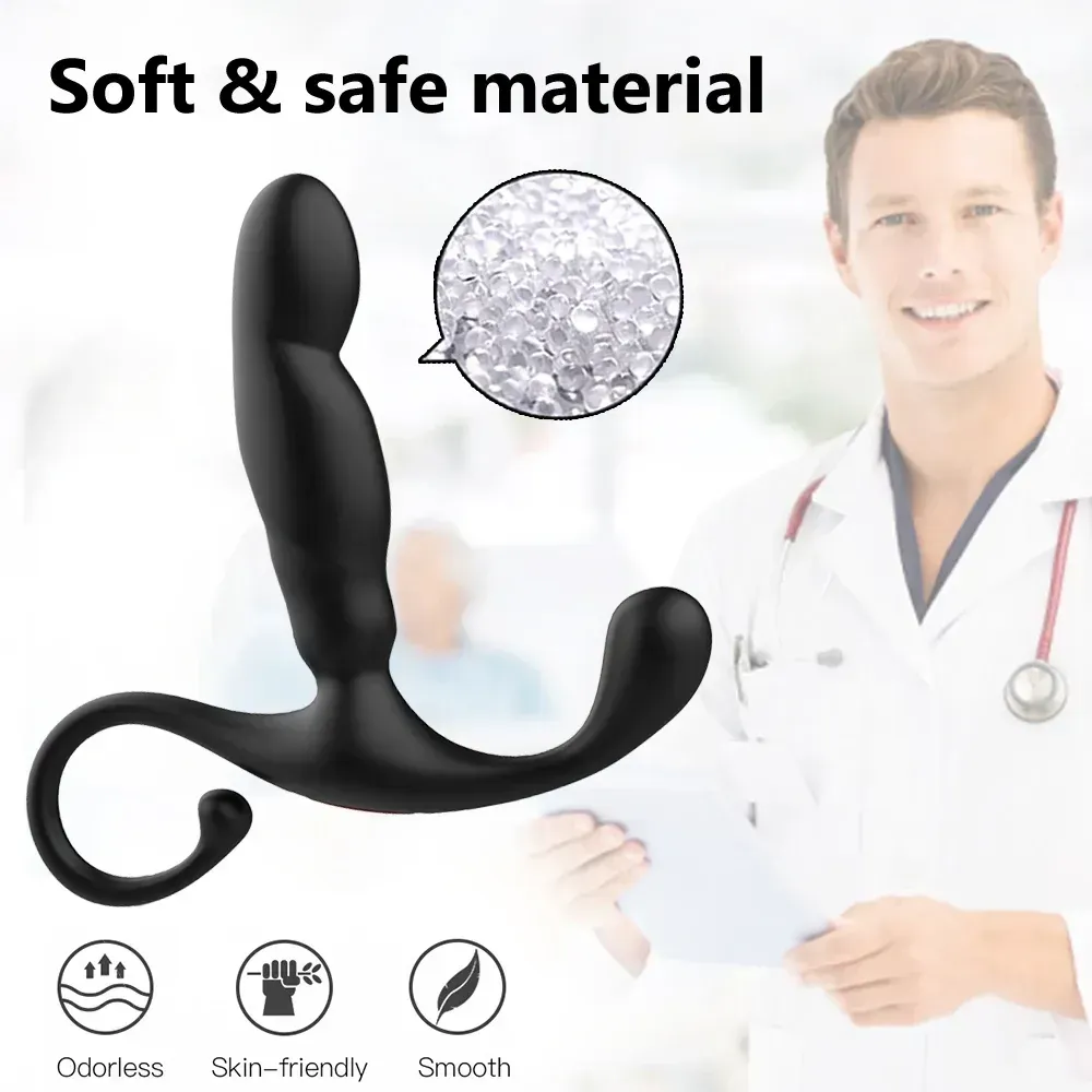 male prostate massager usb charging black