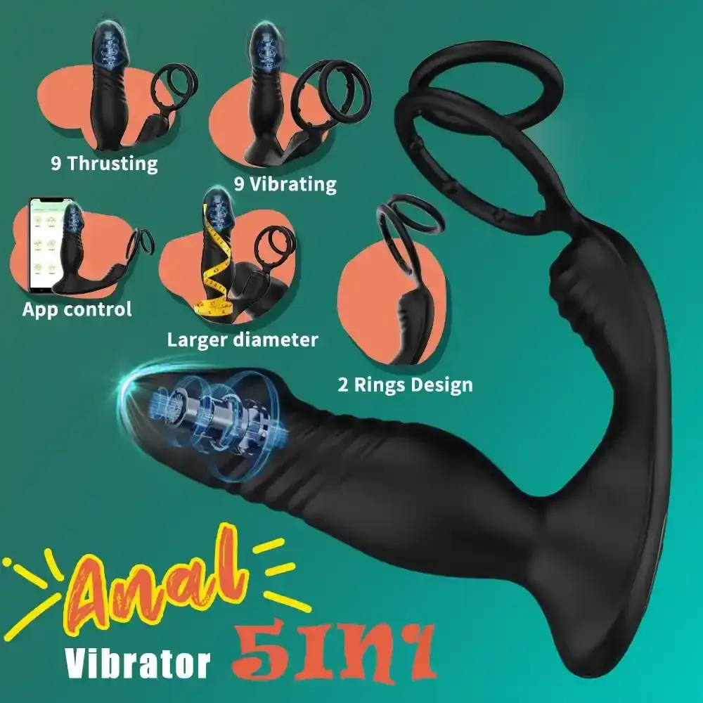 male thrusting prostate vibrator