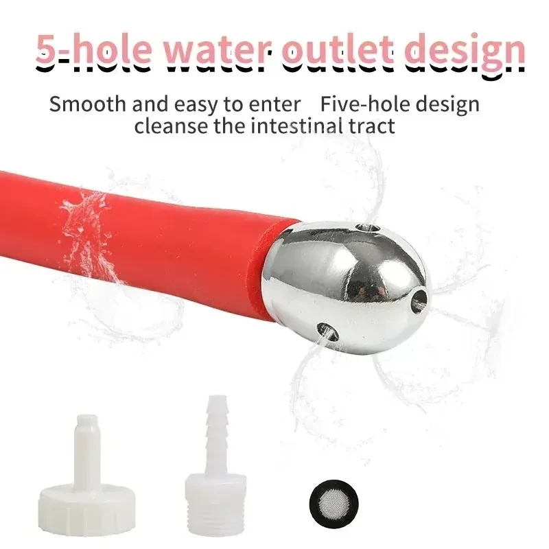 manual control enema hose