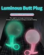 manual inflation adjustable anal plug