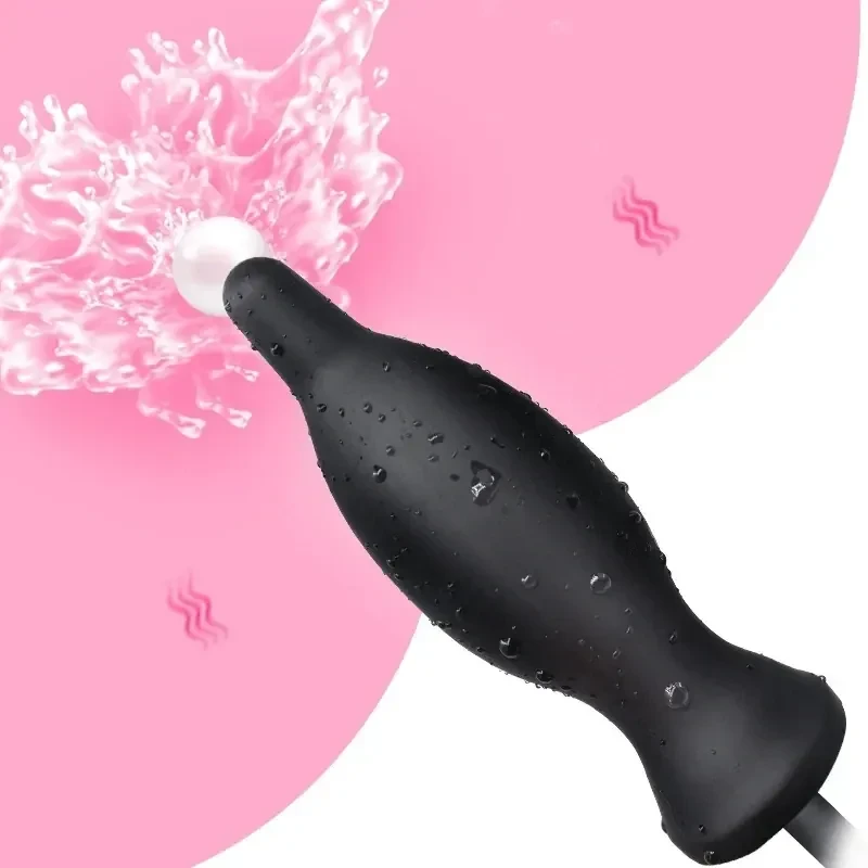 manual inflation anal dilator toy
