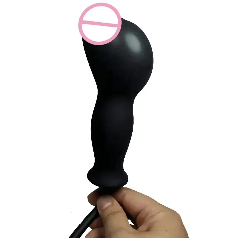 manual inflation anal training toy