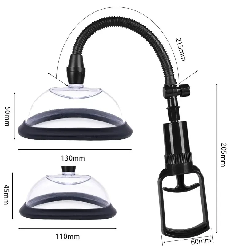 manual pump plastic nipple suction