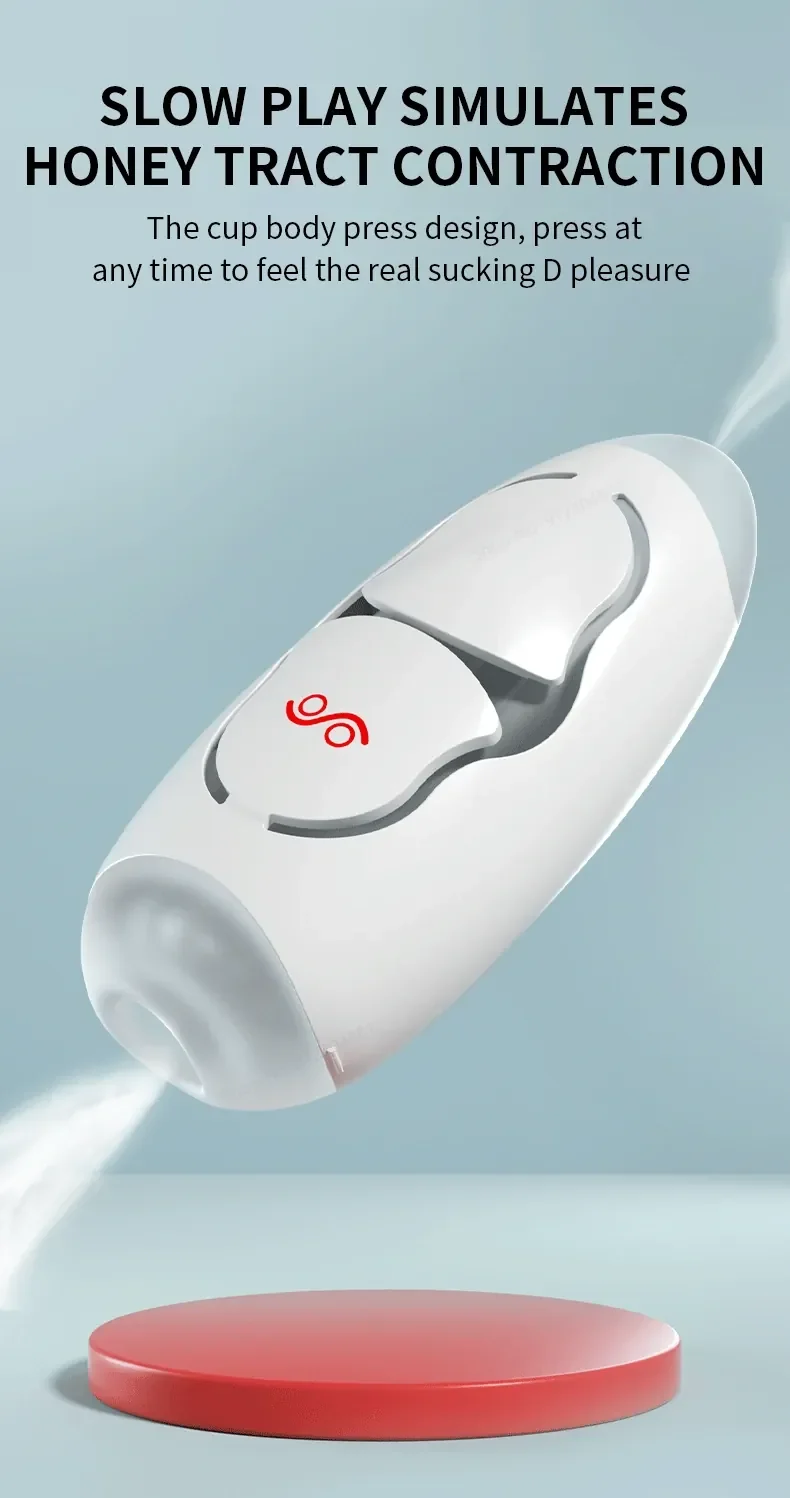 manual suction male masturbator compact
