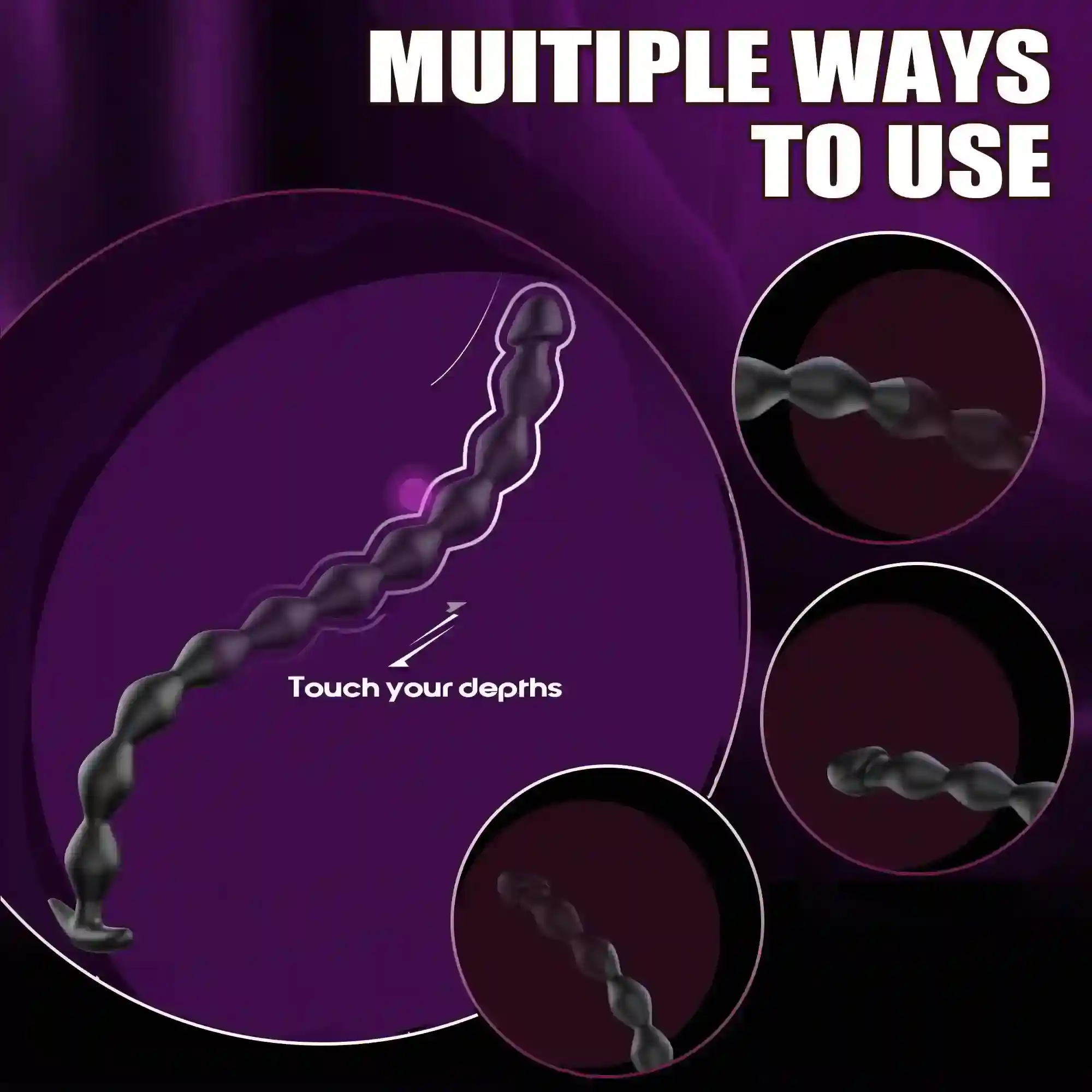 medical grade silicone anal beads 2