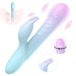 medical silicone dual stimulation vibrator