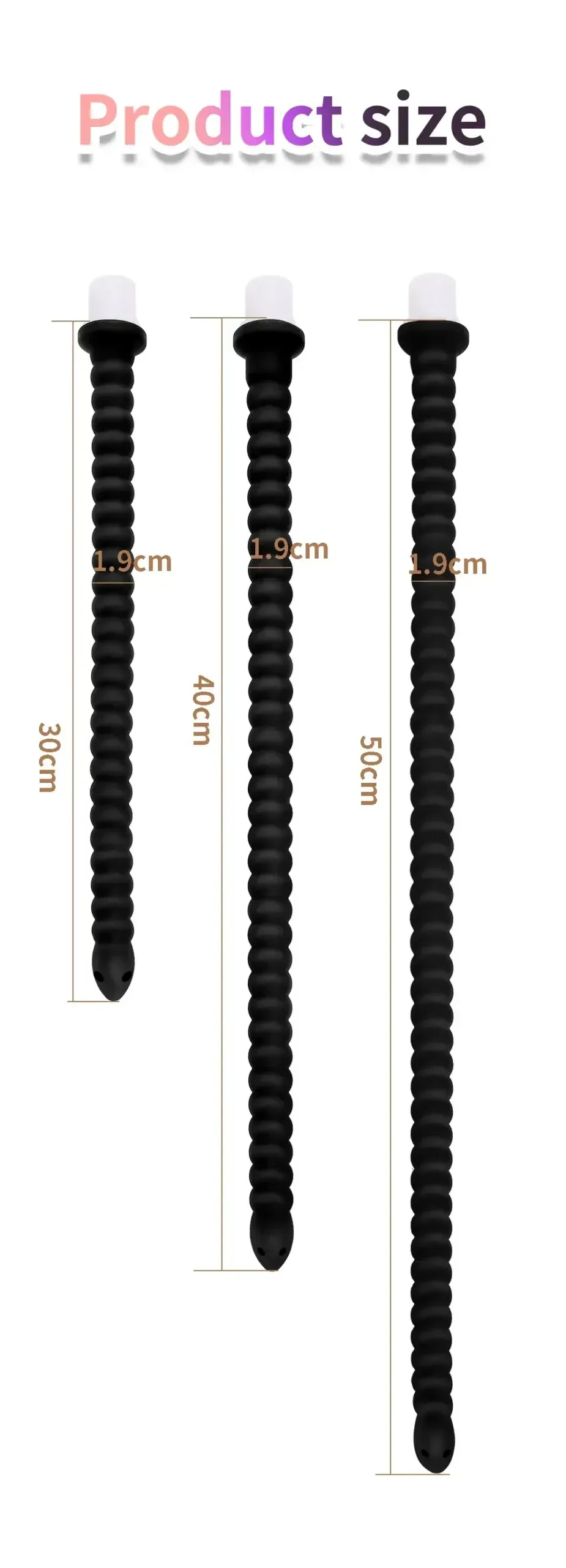 medium anal plug silicone enema