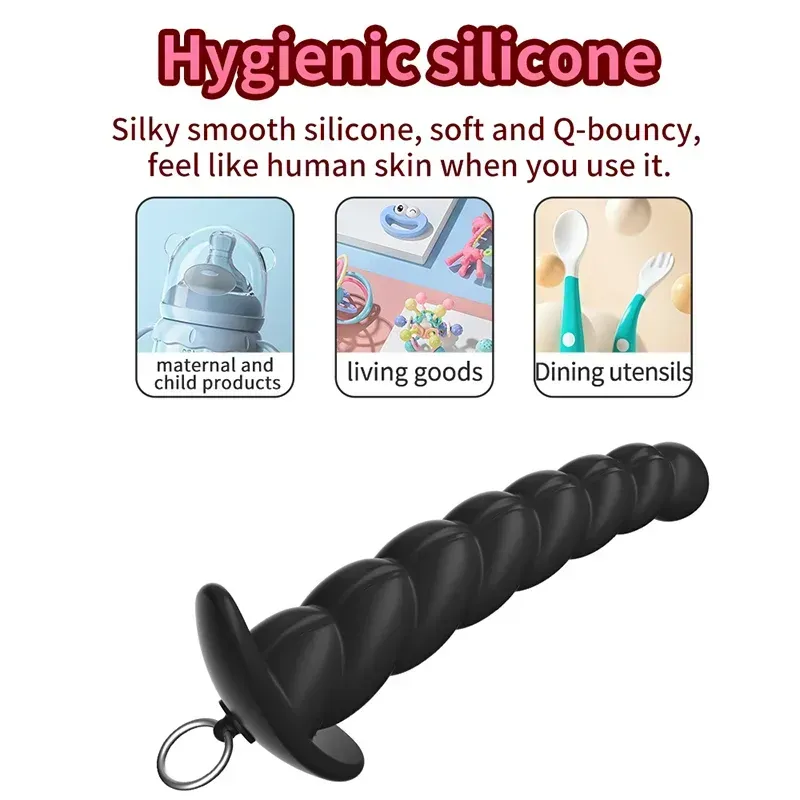 medium body safe anal beads