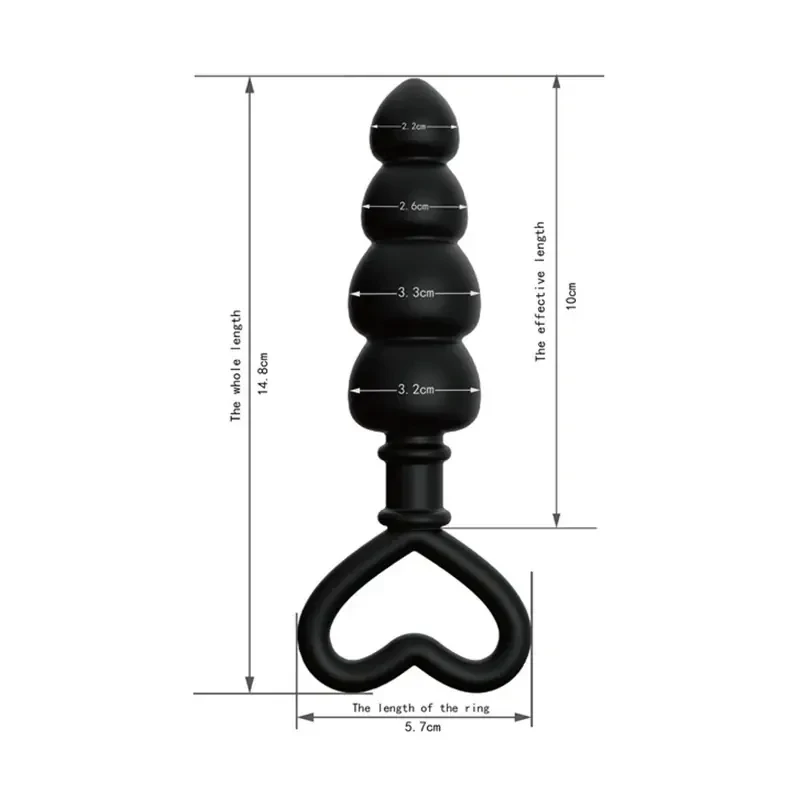 medium size silicone butt plug