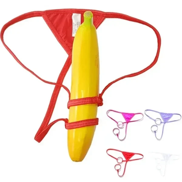 mens exotic low waist thong