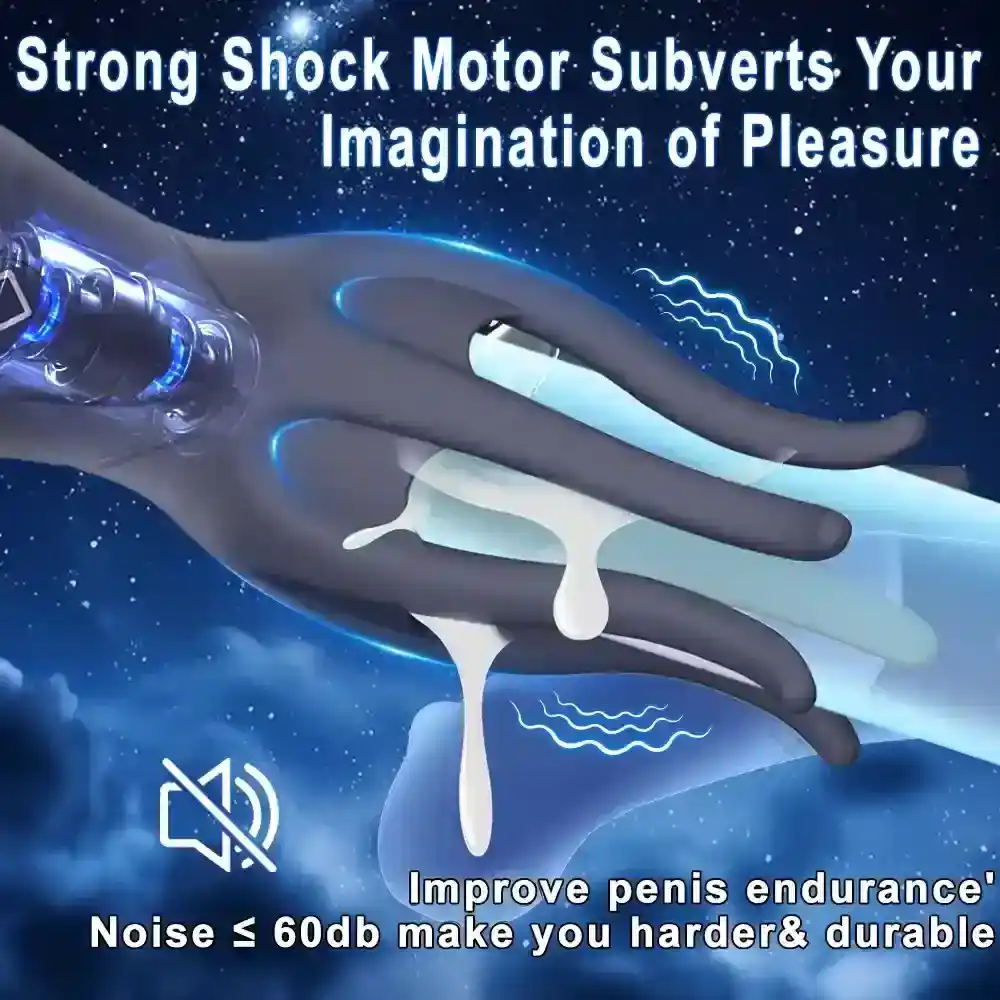 mens vibrating penis glans stimulator