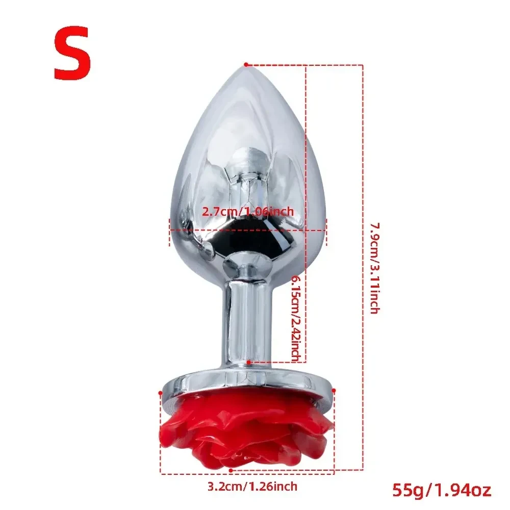 metal anal plug 2.7cm diameter