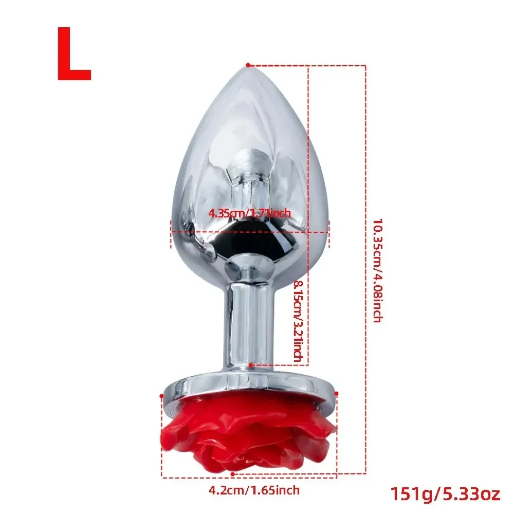 metal anal plug 7.9cm length