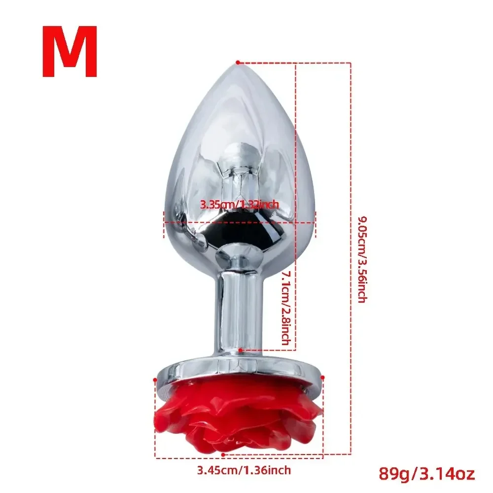metal anal plug 9.05cm length