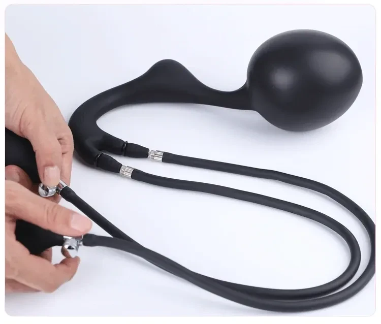 metal ball anal plug tpe