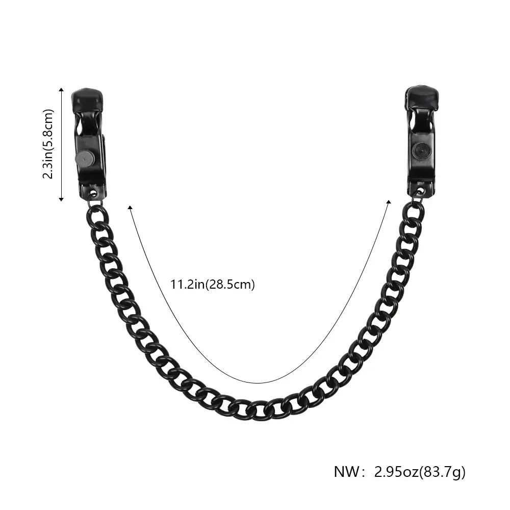 metal chain nipple restraint clips