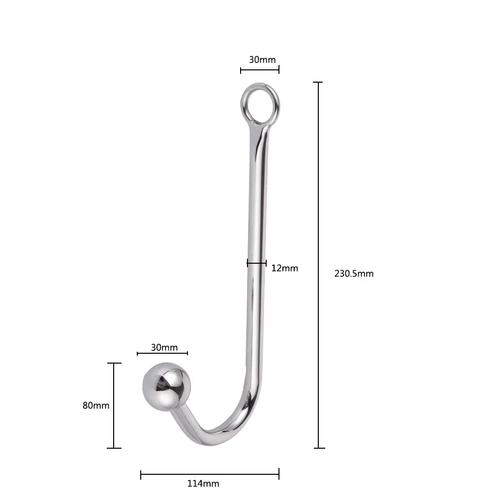 metal hook anal dildo