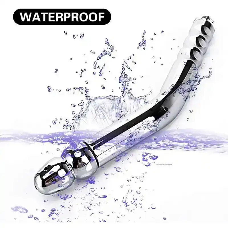 metal shower attachment enema system