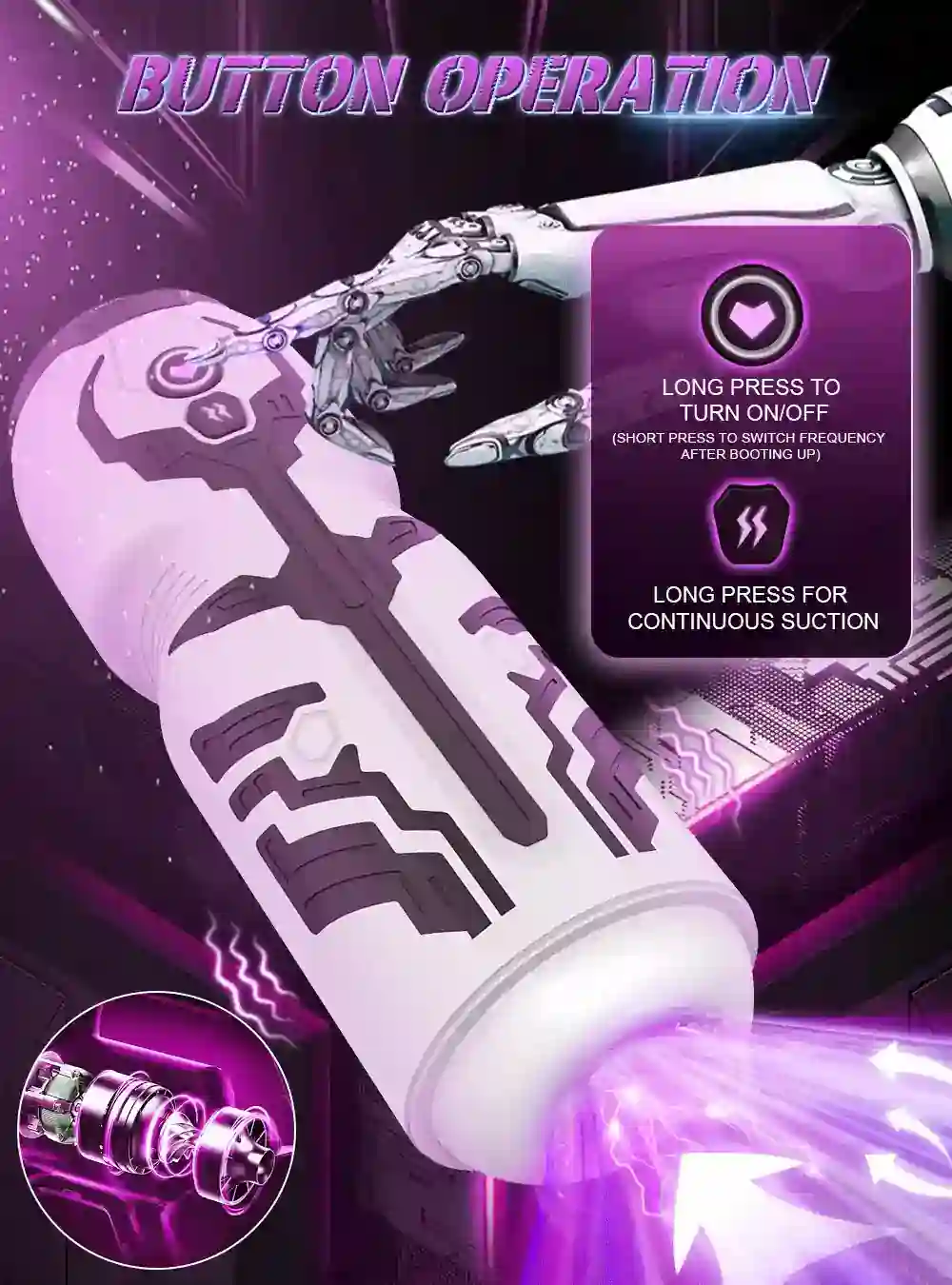 multi function male masturbator sleeve