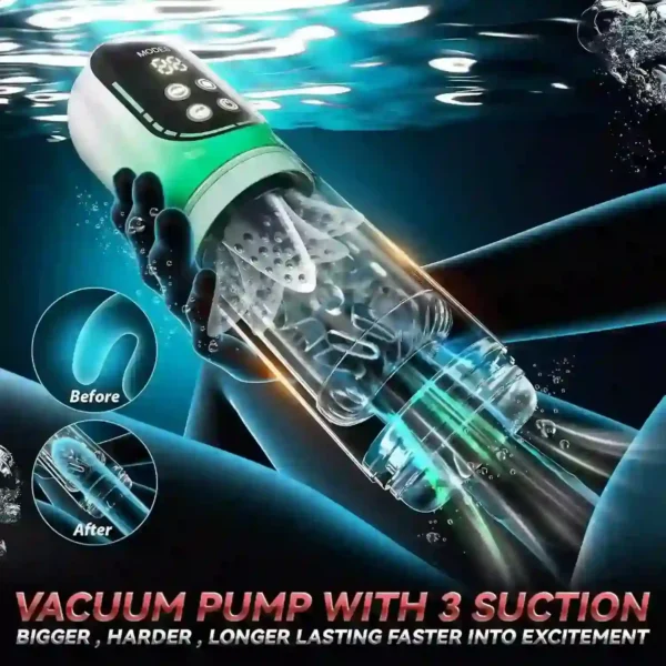 multi-functional massage masturbator