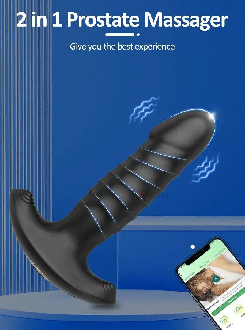 multimode vibrating anal toy magnetic charging 1