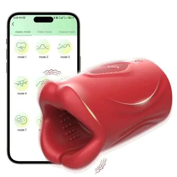 music mode app control male stroker