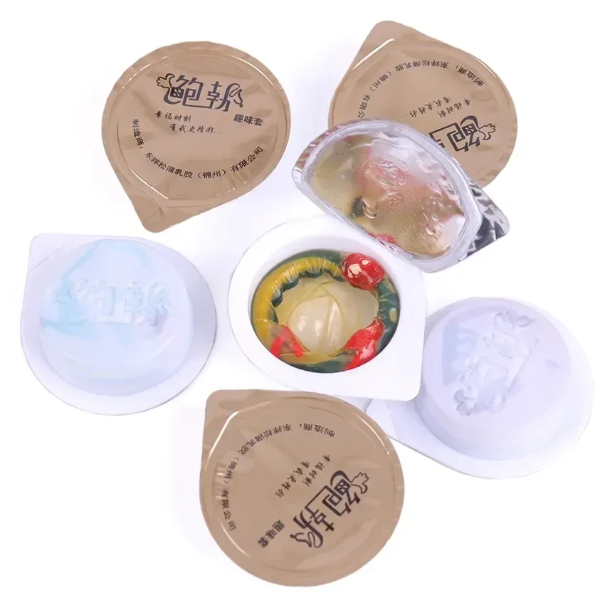 natural latex condoms with texture