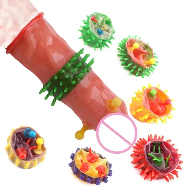 natural latex contraception dotted ribbed