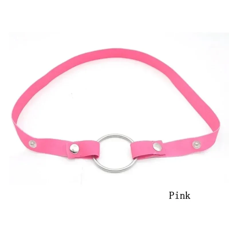 nylon steel waist band pink