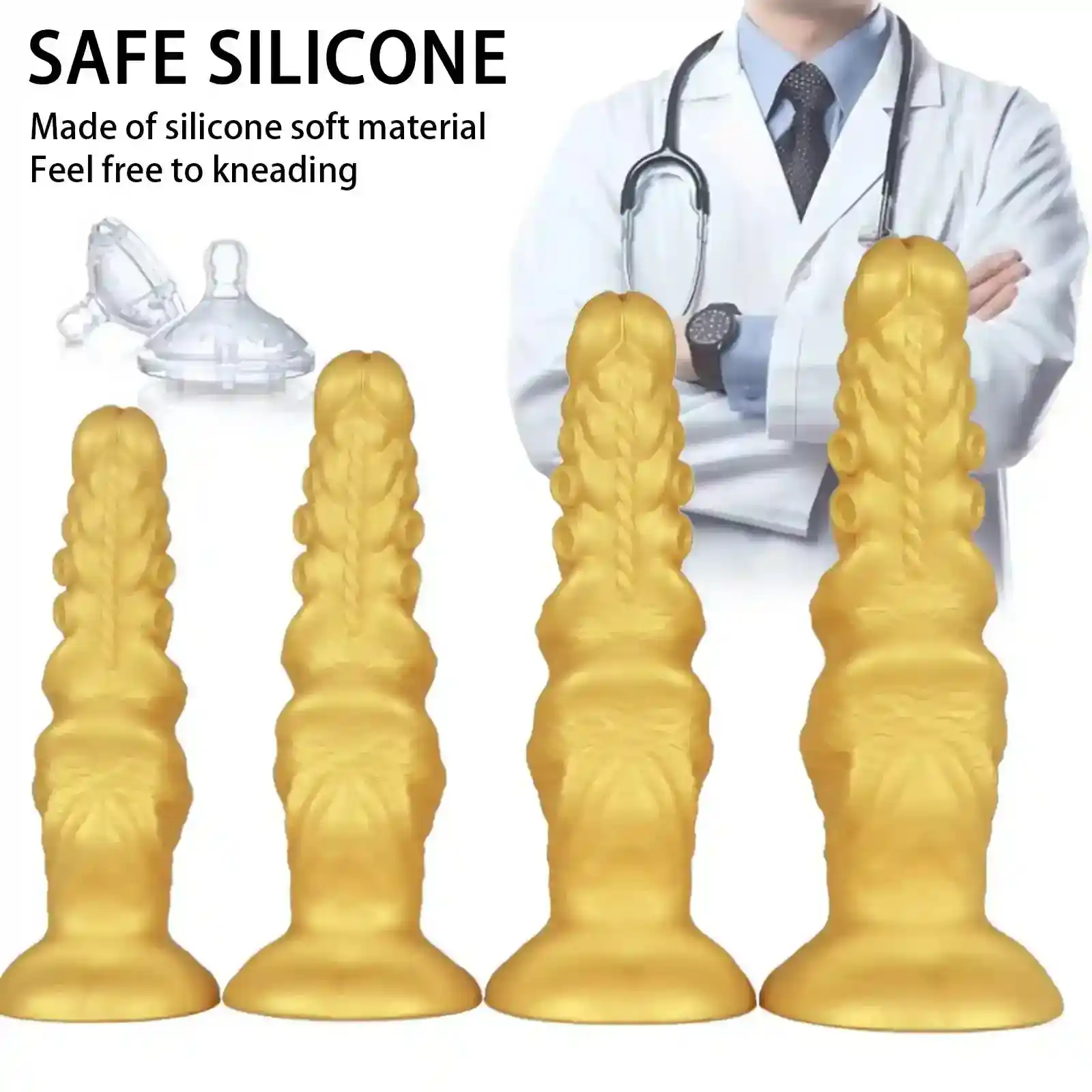 octopus inspired anal plug large