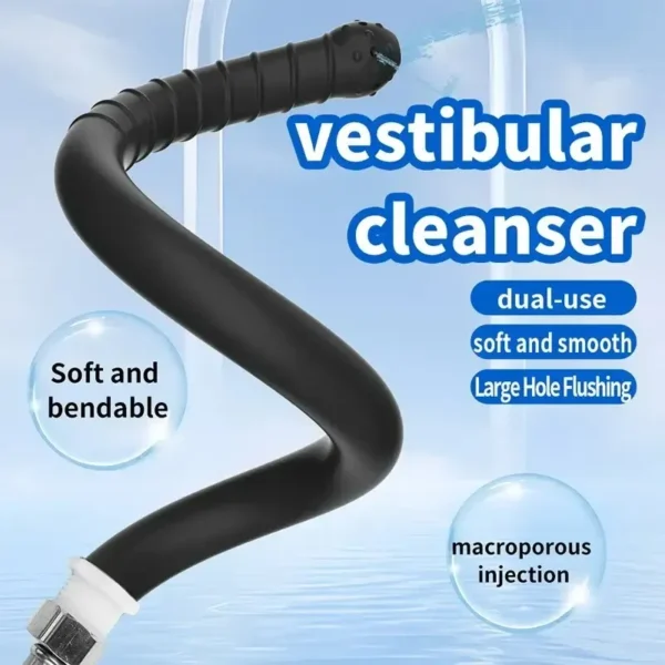 one piece molding anal douche