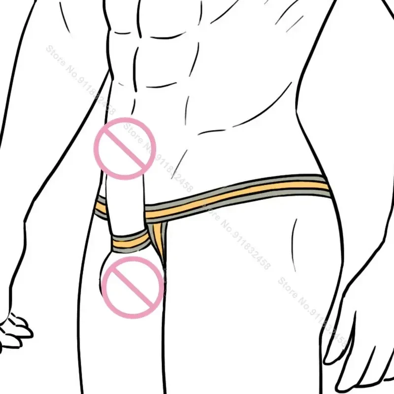 open crotch mens intimate wear