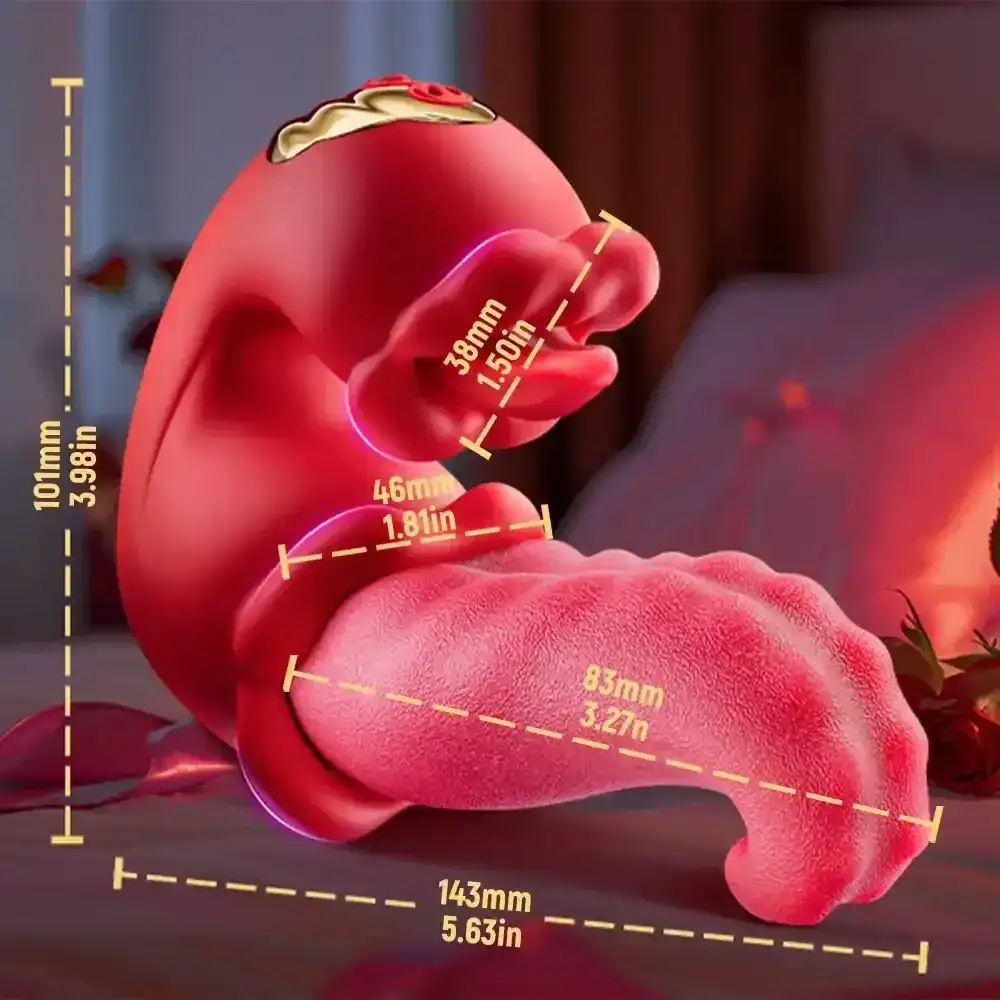 oral sex mimicking g spot vibrator blue