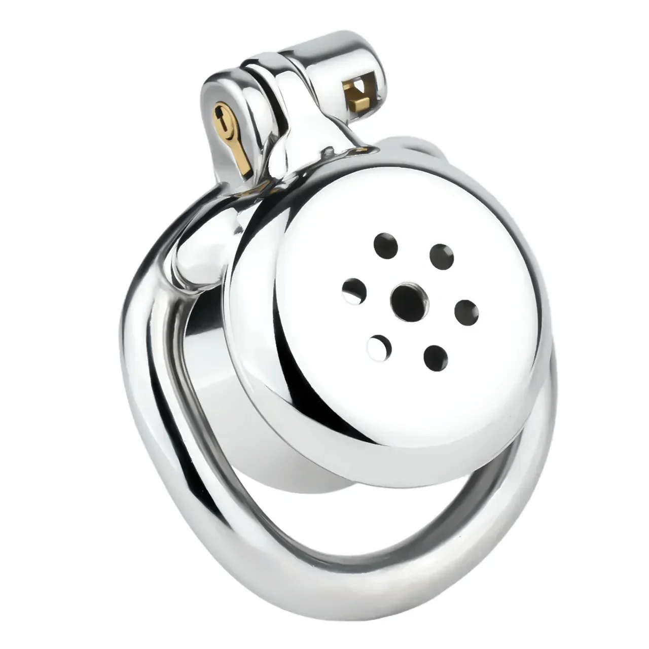 partnered play steel chastity cage
