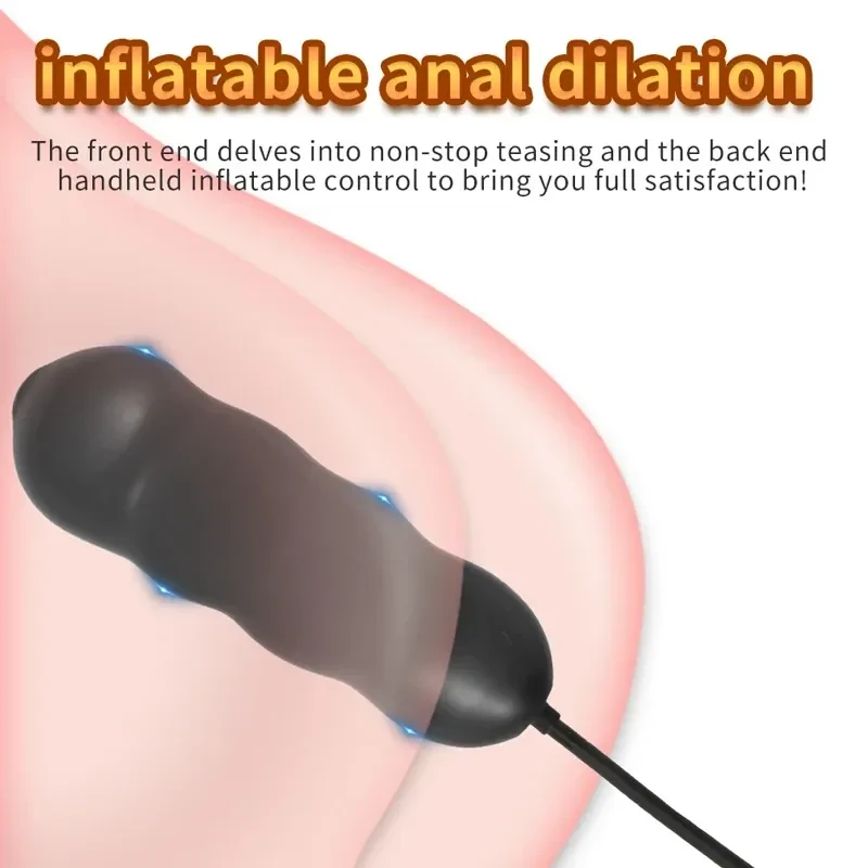 peanut head inflatable anal plug