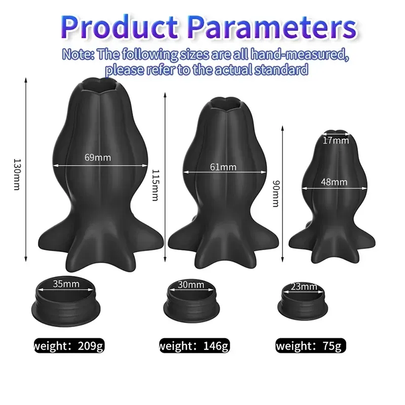 petal base anal plug medium