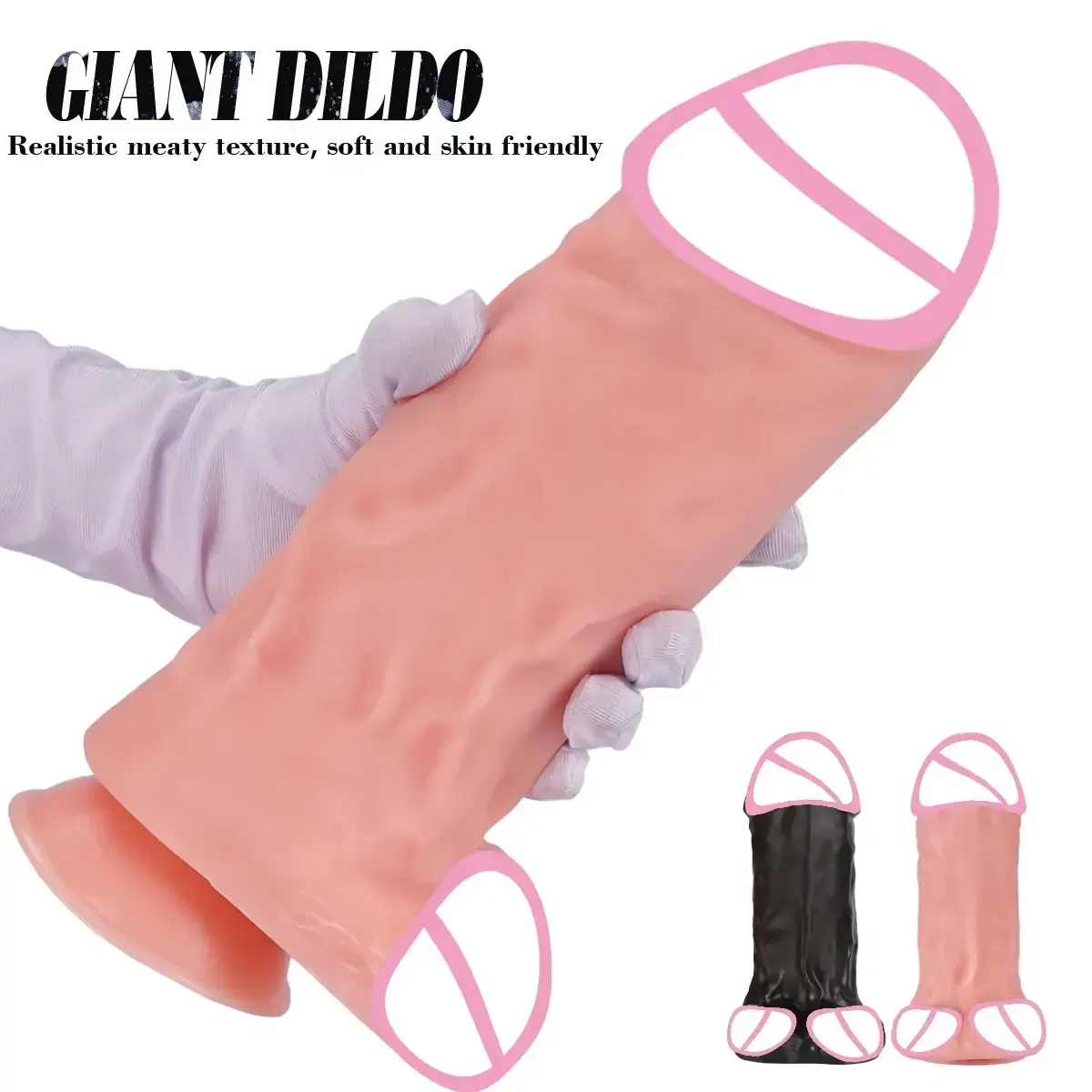 phallic pvc suction cup dildo