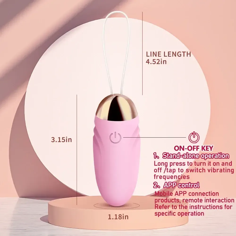 pink app control egg vibrator