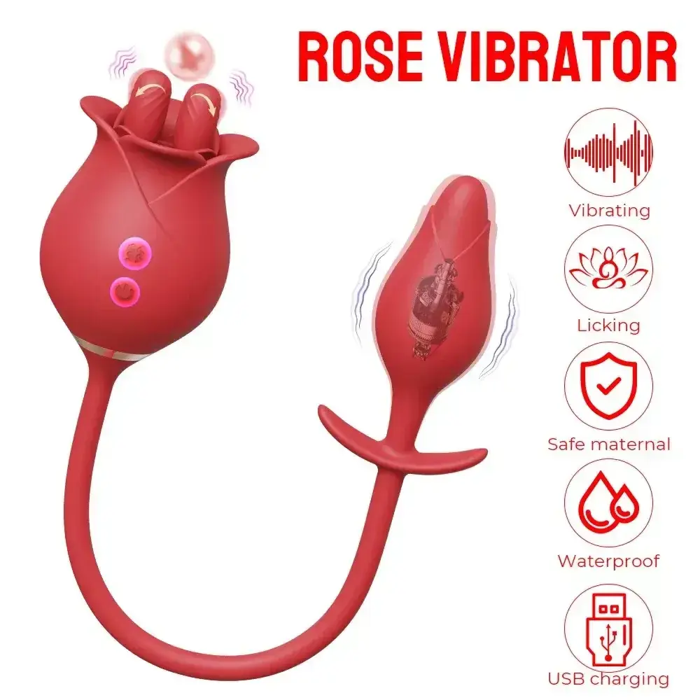 pink clitoral licking vibrator waterproof