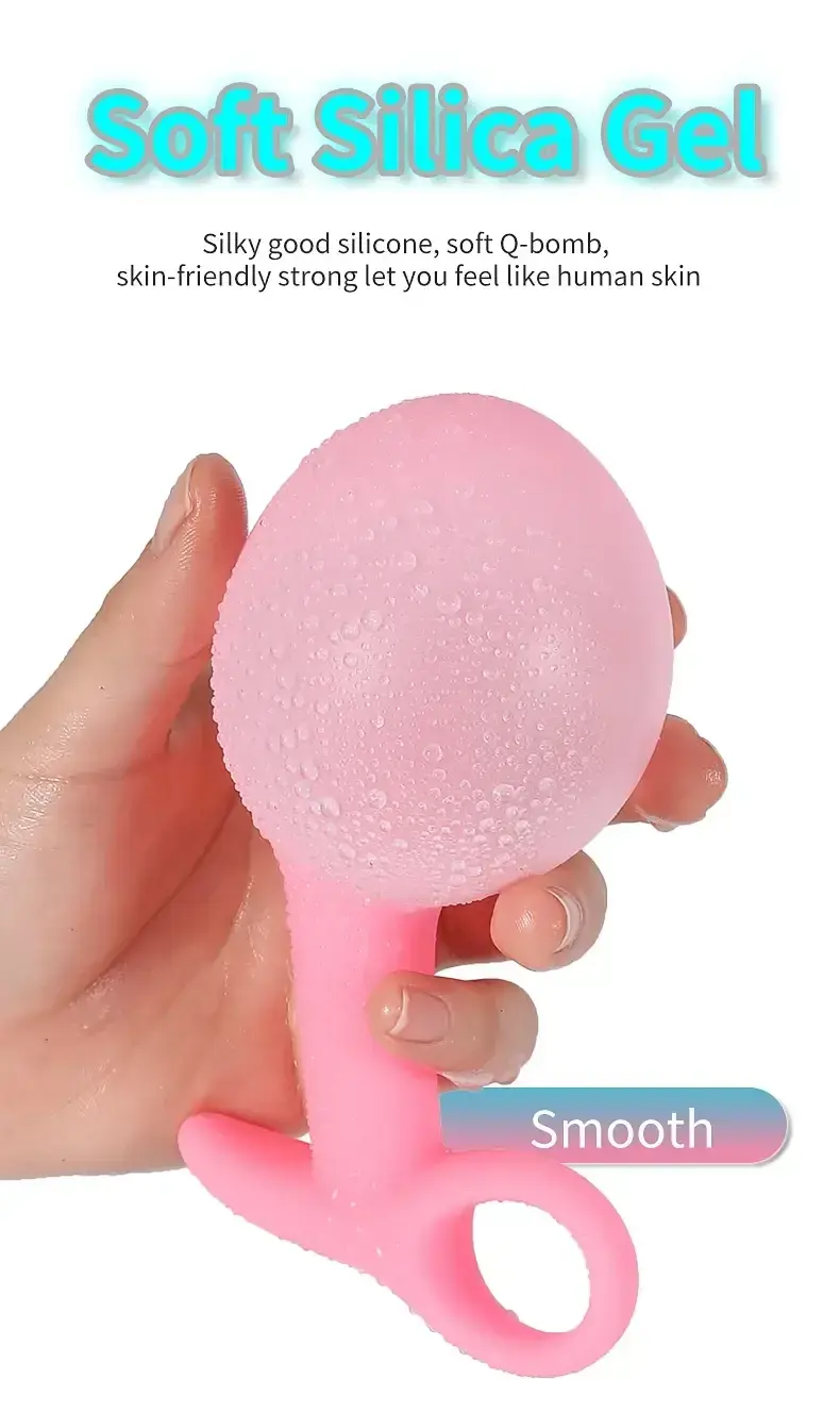 pink glow in dark anal plug