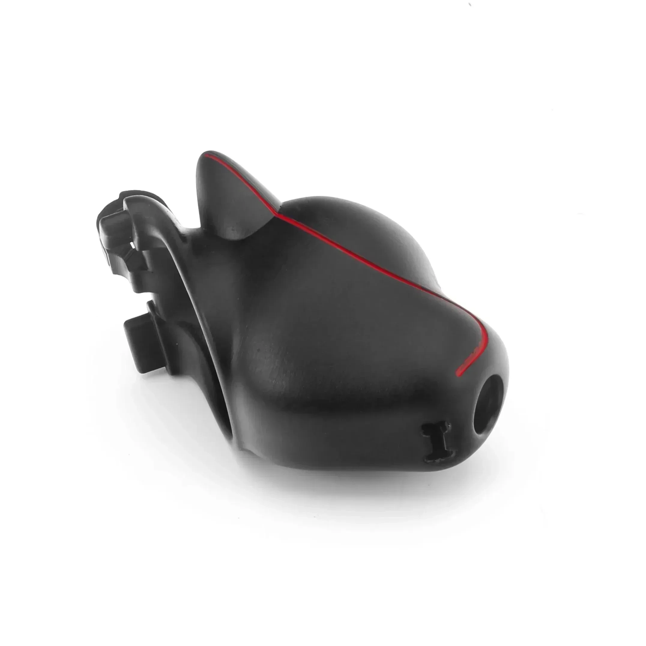 pink plastic dog head penis cage